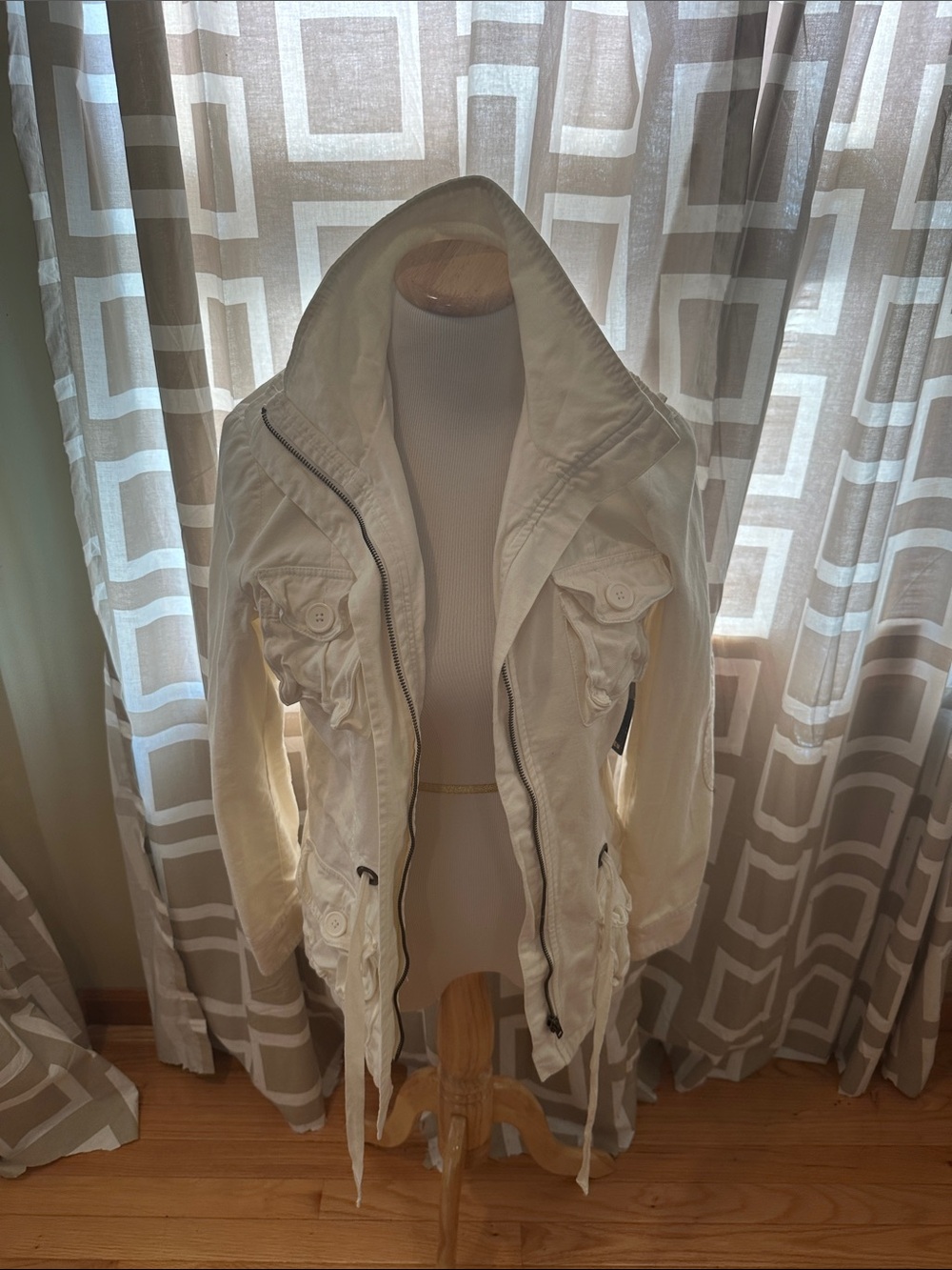 NWT Roots White Utility Jacket
